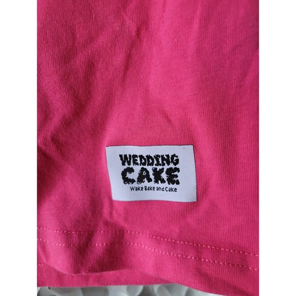 Wedding Cake Men's Wake Bake Cake T-Shirt Black S - Picture 3 of 7